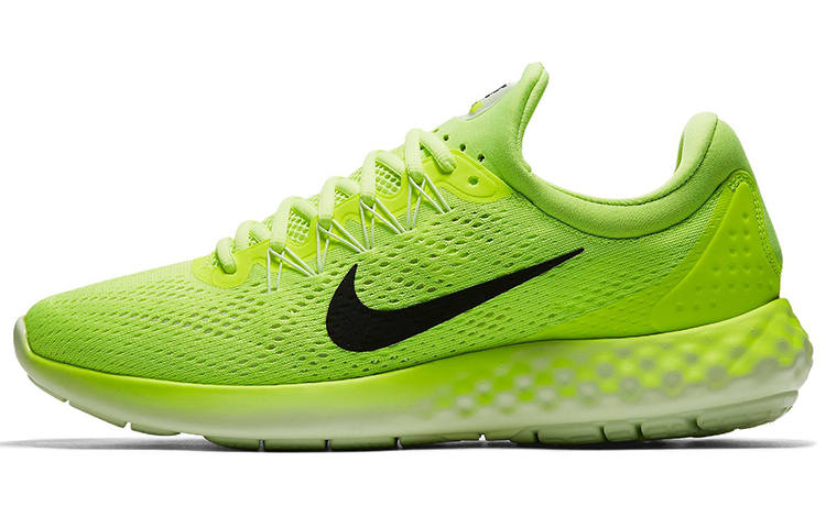 Nike Nike Lunar Skyelu Cushioning Slip Resistant Abrasion Resistant Low top Running Shoes Men's Green