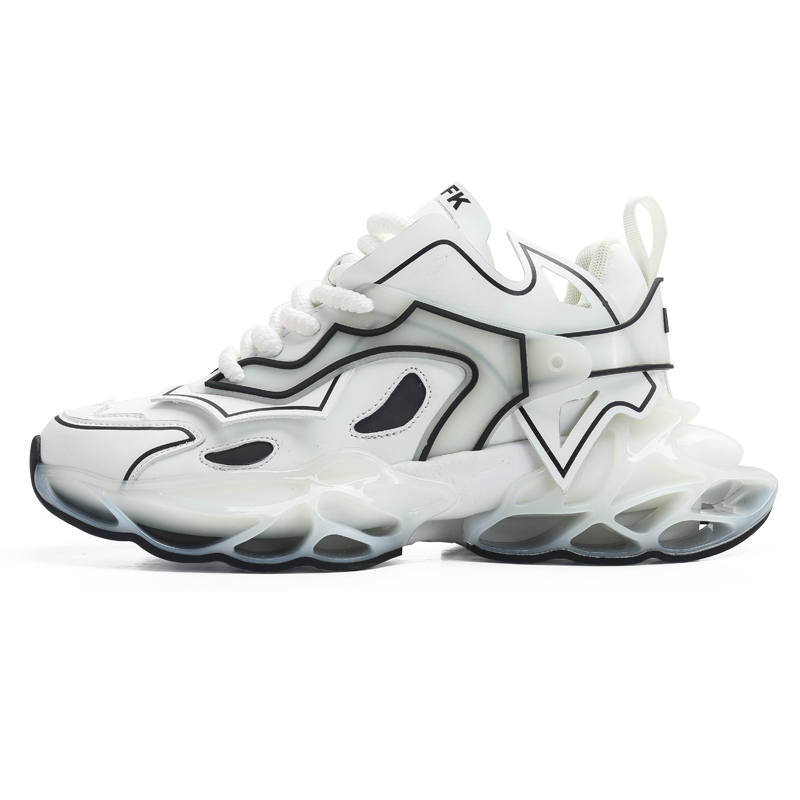 DAFK Luxury Streetwear Trendy Men's Shoes Microfiber Leather