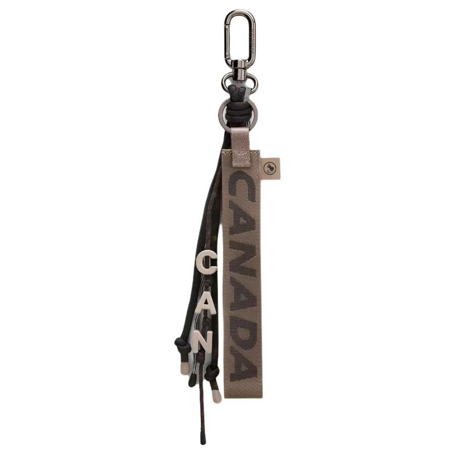 Lululemon Team Canada Silicone With Nylon Bag Charm Bag Merch Unisex Rock Dusty Pink & Black