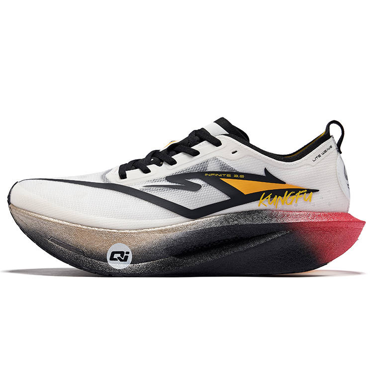 Erke Blue World 3.0 Running Shoes Men's Low Top Microcrystal White Jet Black