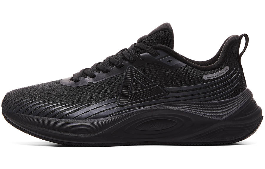 PEAK Show Wind 2.0 Running Shoes Men's Low Top All Black