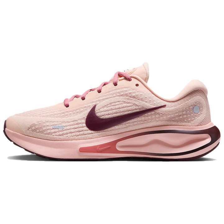 Nike Nike Journey Run Comfortable Slip Resistant And Breathable Low top Running Shoes Women's Pink Umber