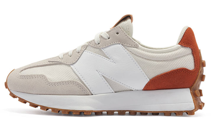 New Balance New Balance NB 327 Textile, Leather Cushioning Abrasion Resistant Breathable Coverage Low top Casual Running Shoes