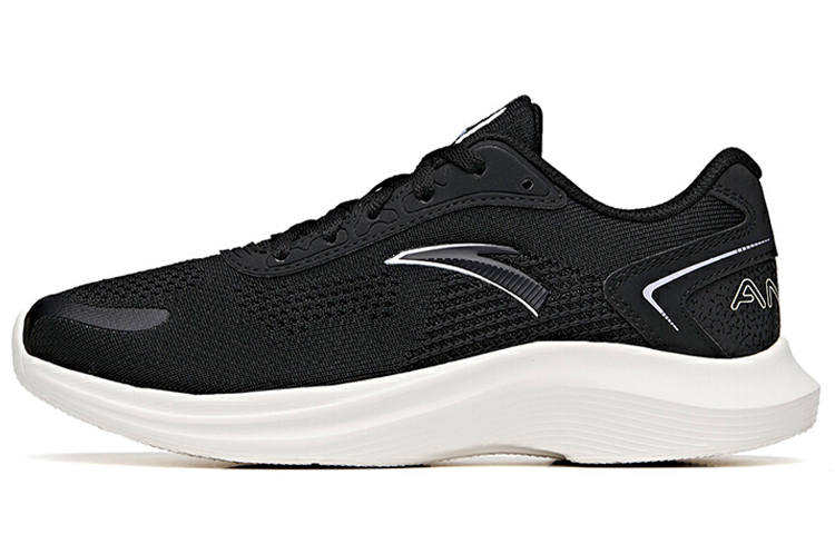 Anta Running Collection Breathable Low top Running Shoes Women's Black White