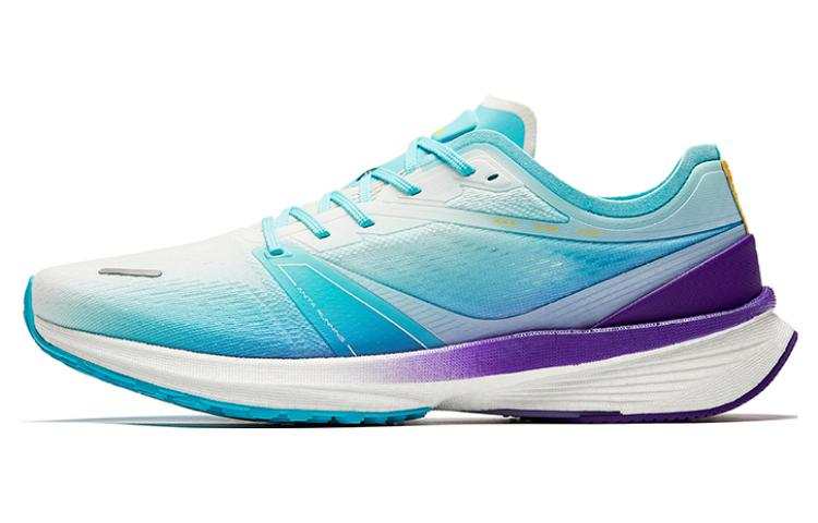Anta Winding Cushioning Low top Running Shoes Men's Blue Purple