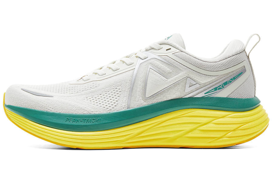 PEAK Running Shoes Men's Low Top Gray/Yellow