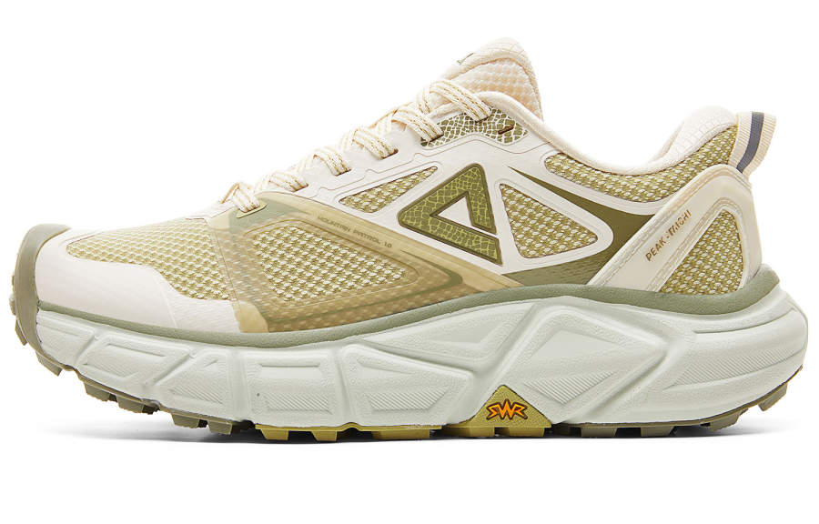 PEAK Cushioning Slip Resistant Rebound Low top Running Shoes Men's Withered Green