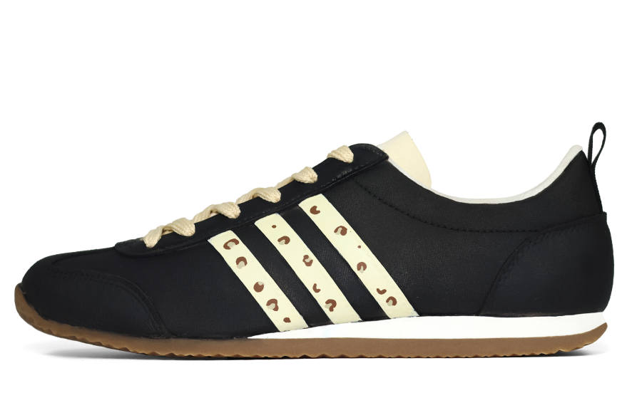 Adidas Neo VS JOG 2.0 Latte Milk Tea Slip Resistant, Abrasion Resistant, Breathable Low top Casual Shoes Unisex Black