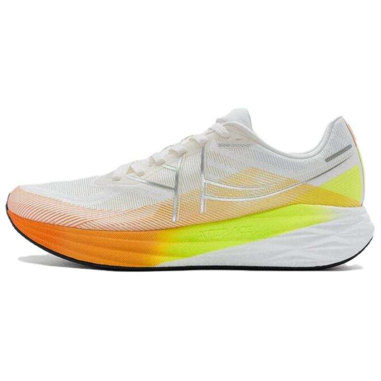 XTEP Xuan Speed 5.0 Cushioning Rebound Low top Casual Running Shoes Men's White Orange Green