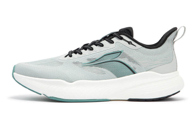 361° Cushioning Slip Resistant Abrasion Resistant Breathable Low top Running Shoes Men's Gray Cyan
