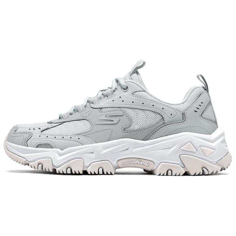 Skechers D'LITES Hiker Low top Hiking Shoes Women's Gray