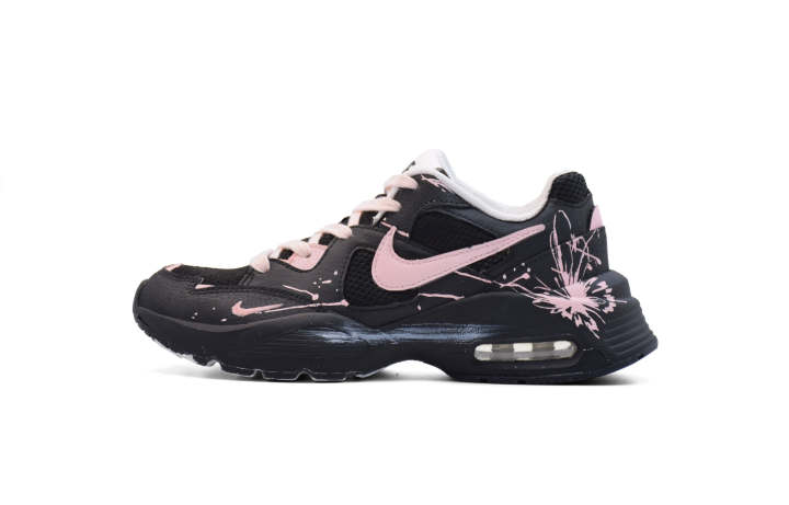 Nike Nike Air Max Fusion Slip Resistant Slip Resistant Low top Running Shoes Women's Black Pink