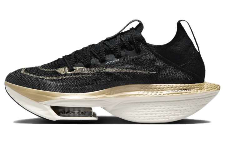 Nike Nike Air Zoom Alphafly Next% 2 Black Metallic Gold Grain Women's