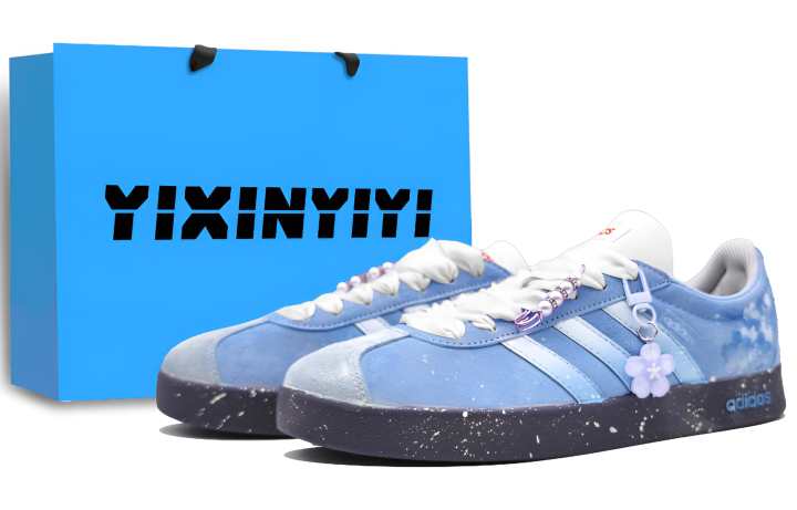 Adidas Adidas VL COURT 2.0 Low top German Army Trainers Unisex Bell Blue