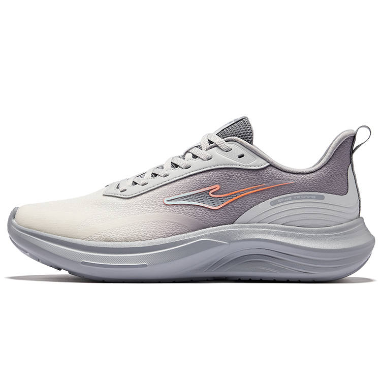 Erke Yun Yi Cushioning Breathable Rebound Low top Casual Running Shoes Men's Mist Gray