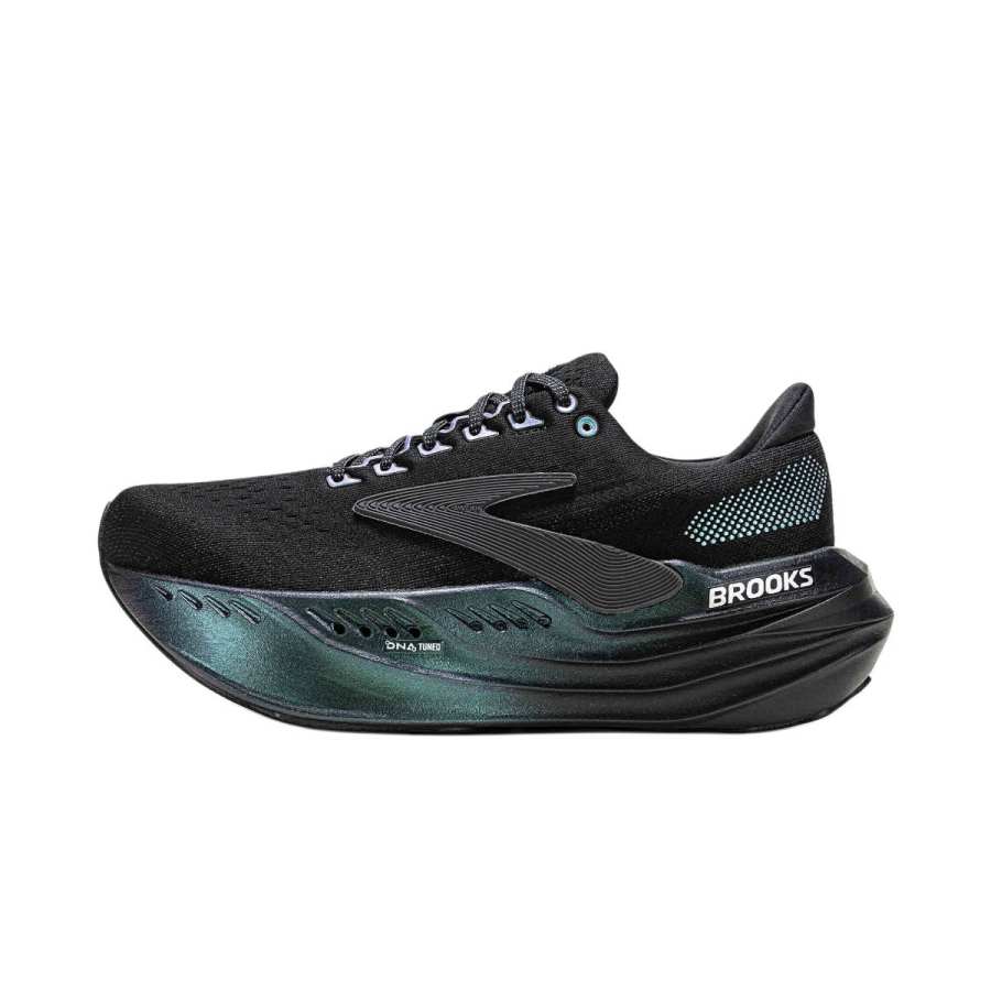 Brooks Glycerin Max Breathable Low top Marathon Long Distance Running Shoes Women's Black
