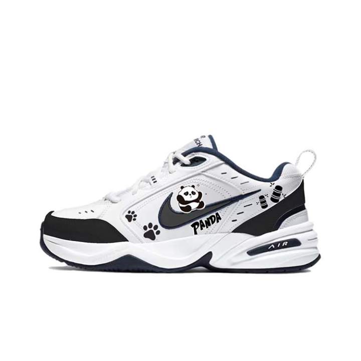 Nike Nike Air Monarch 4 Slip Resistant, Abrasion Resistant, Height Increasing Low top Chunky Sneakers Unisex White
