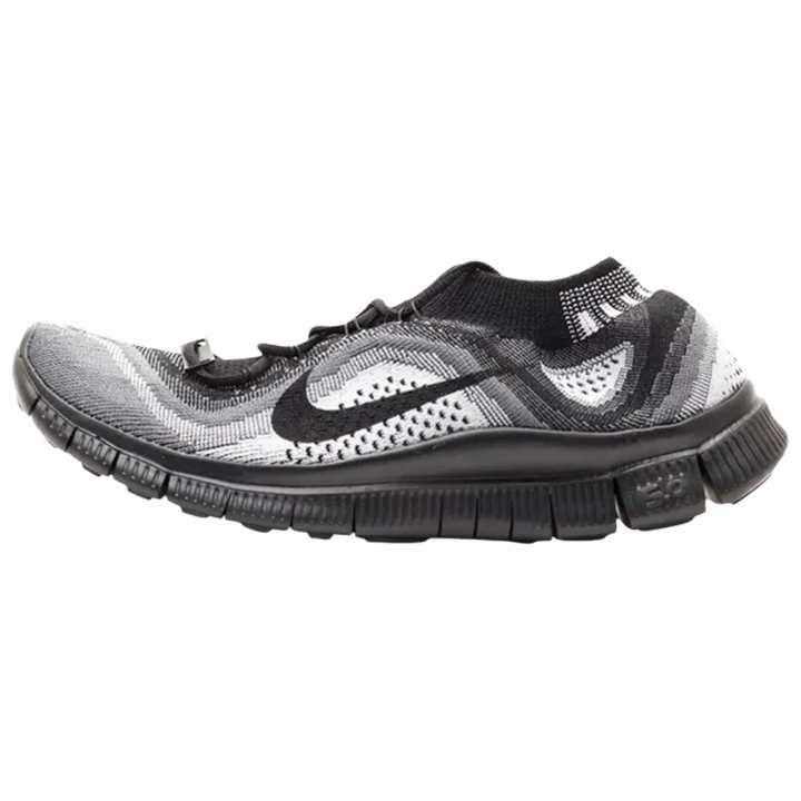 Nike Nike Free Flyknit Classic And Versatile Low top Running Shoes Men's Black