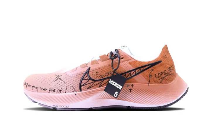 Nike Nike Pegasus 38 Cushioning Breathable Low top Running Shoes Men's Orange