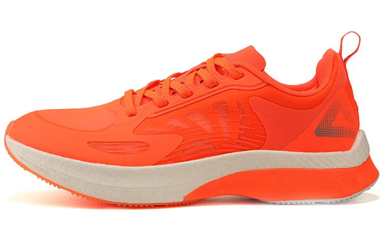 PEAK Taichi Up30 Carbon Plate Low top Running Shoes Men's Neon Bright Orange