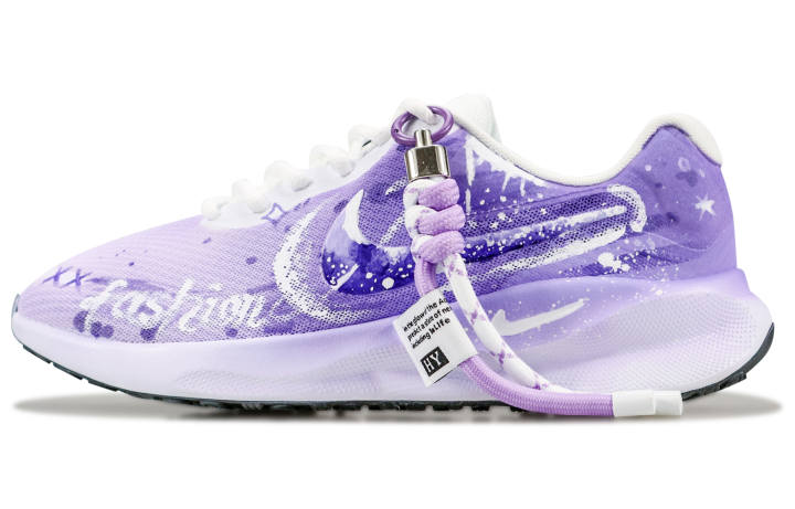 Nike Nike REVOLUTION 7 Abrasion Resistant Low top Casual City Commuting Running Shoes Men's Purple