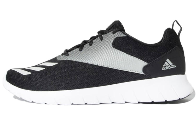 Adidas Adidas Shereton Comfortable Slip Resistant Abrasion Resistant Low top Running Shoes Men's Black Gray