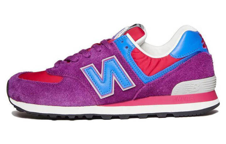 New Balance Stray Rats x New Balance NB 574 Athleisure Low top Running Shoes Men's Purple Blue