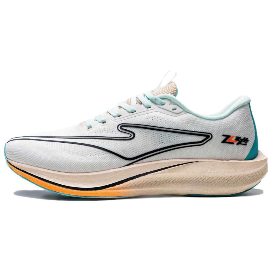 Erke Cushioning Rebound Low top Qi Technology Casual Running Shoes Men's White Green