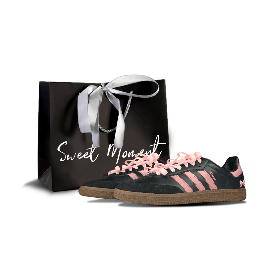 Adidas Originals SAMBA OG German Army Trainers Unisex Low Top Black Pink