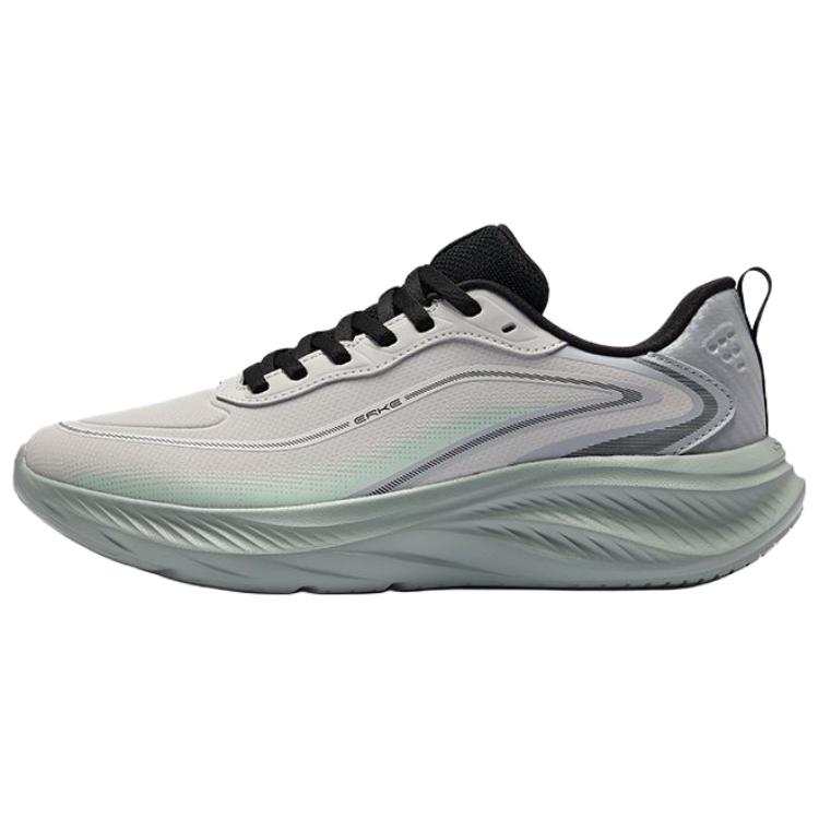 Erke Rebound Abrasion Resistant Rebound And Wear resistant Low top Racing Running Shoes Men's Mist Gray
