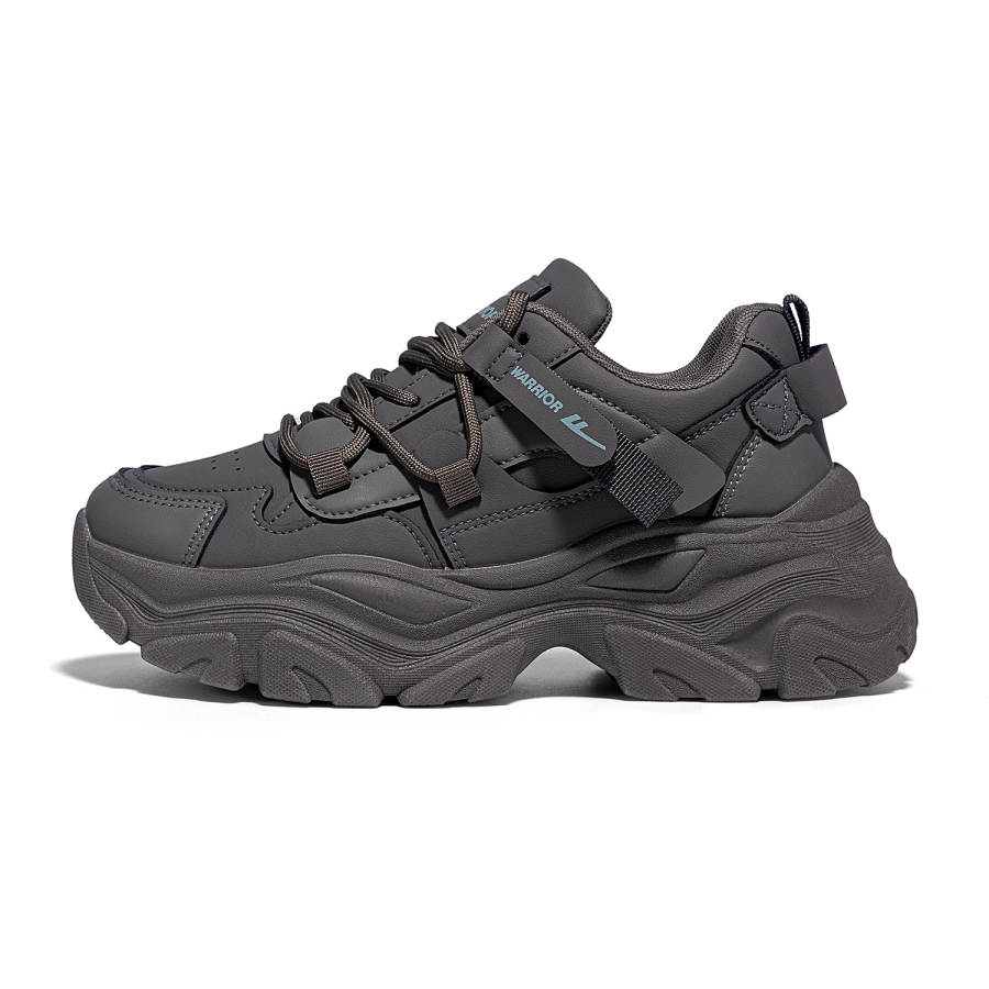 Warrior Lightweight Height Increasing Low top Chunky Sneakers Women's Olive Green