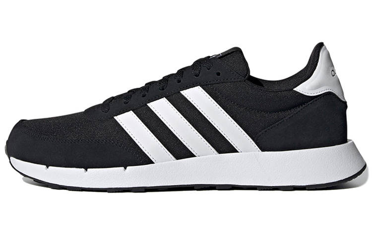 Adidas Neo Run 60s 2.0 Vintage Breathable Low top Casual Running Shoes Unisex Black White