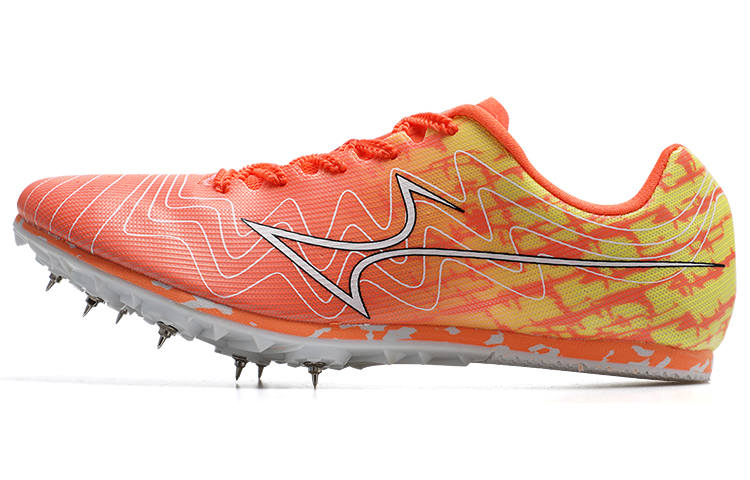 HEALTH 1110 Sprint Racing Training Running Shoes Unisex Orange Yellow