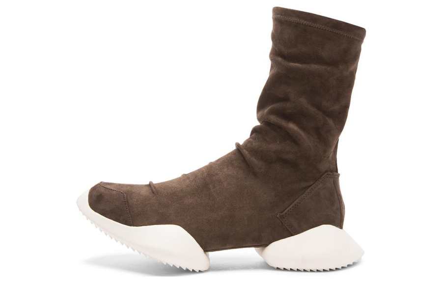 Adidas Adidas Ankle Suede Boots Vicious Sole X Rick Owens 'Brown' Women's