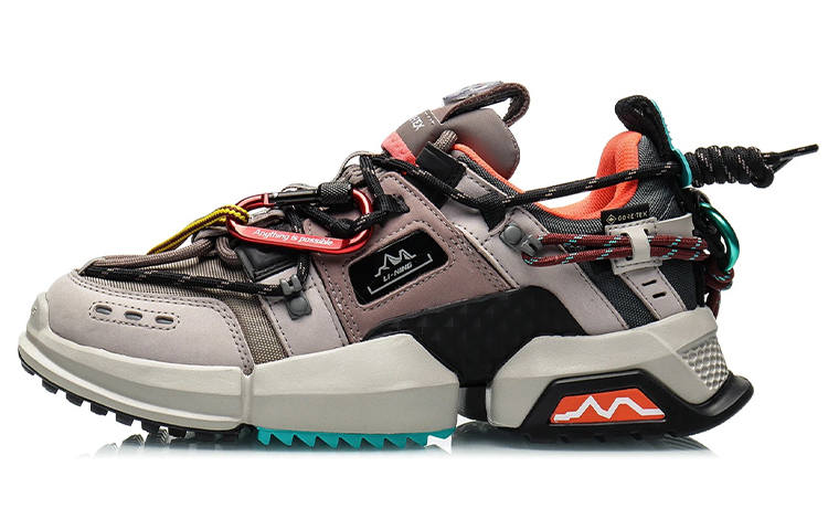 Li-Ning Li Ning Textile, Synthetic Leather Cushioning Slip Resistant Abrasion Resistant Height Increasing Low top
