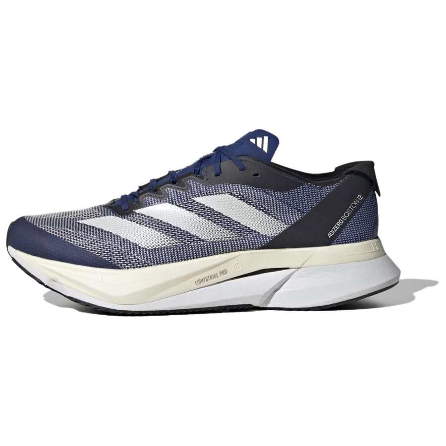 Adidas Adidas Adizero Boston 12 Low top Running Shoes Men's Dark Blue
