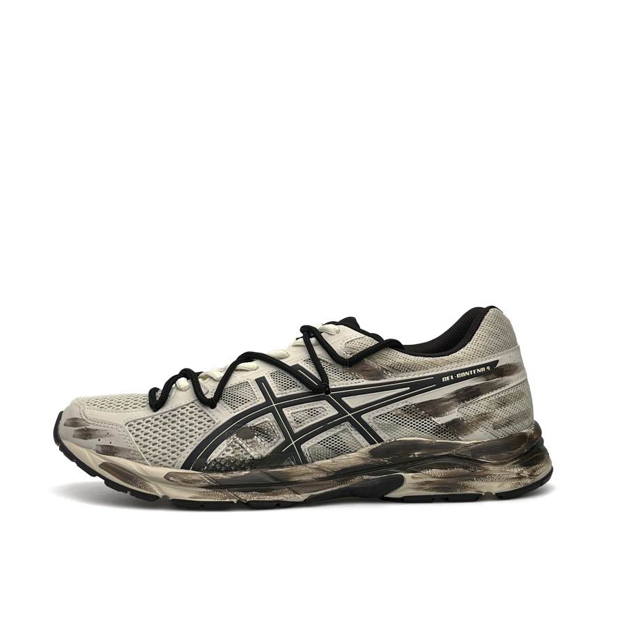 ASICS Gel Contend 4 Lightweight Low top Running Shoes Unisex Black Brown