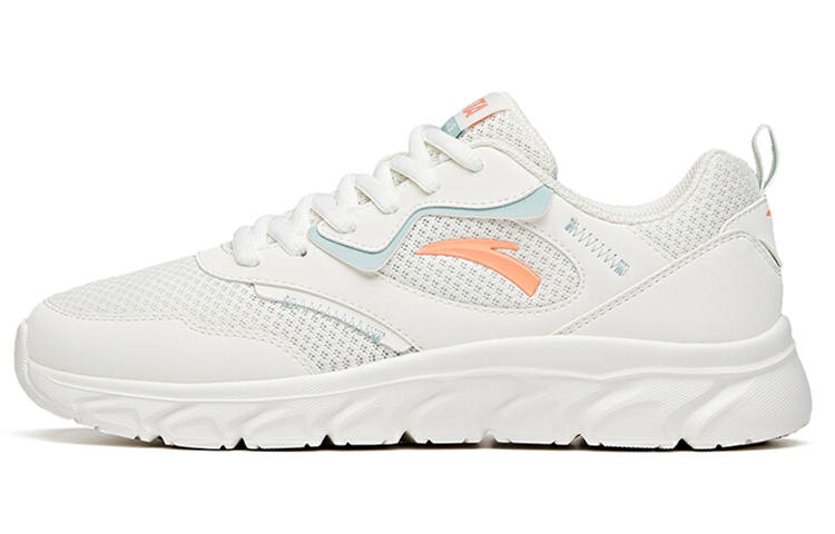 Anta Running Collection Cushioning Anti-Slip Wear-Resistant Breathability Low-Top Running Shoes Women's White Green
