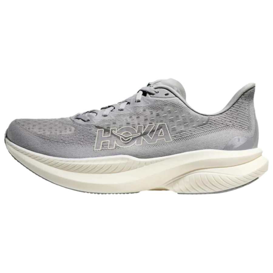 HOKA ONE ONE MACH 6 Abrasion Resistant Low top Casual Running Shoes Men's Gray