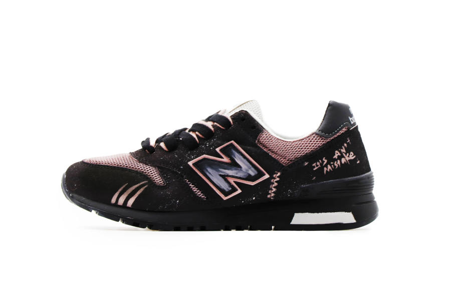New Balance New Balance NB 565 Slip Resistant, Abrasion Resistant, Breathable Low top Running Shoes Unisex Black Pink