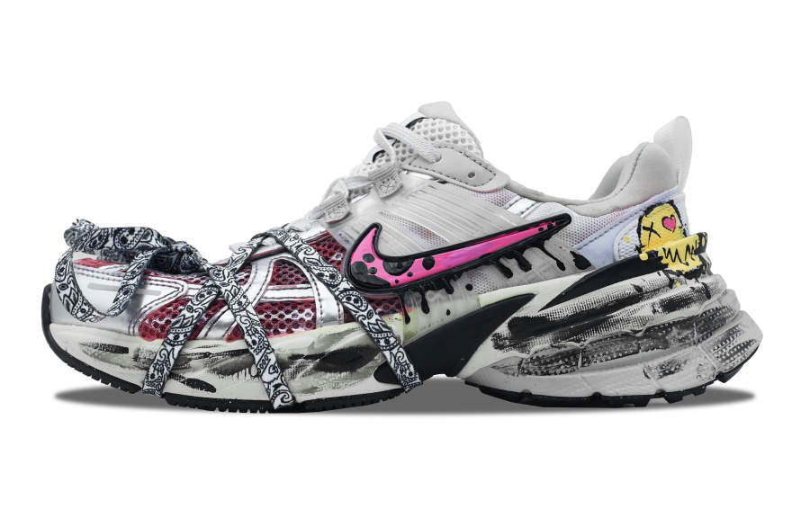 Nike Nike V2K Run Slip Resistant Abrasion Resistant Slip Resistant Abrasion Resistant Low top Casual Running Shoes Women's
