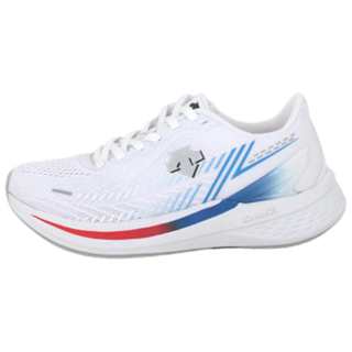 DESCENTE Low top Running Shoes Unisex White Blue Red
