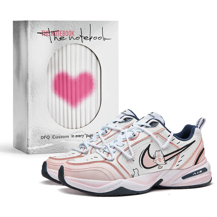 Nike Nike Air Monarch 4 Da Vinci Custom, Box, Confession Book, Wall Climbing Cat Slip Resistant Abrasion Resistant
