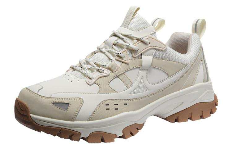 TOREAD Comfortable Cushioning, Wear Resistant Low top Outdoor Shoes Men's Beige/White