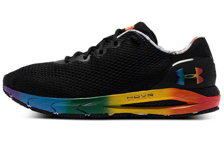 Under Armour HOVR Sonic 4 Abrasion Resistant Breathable Low top Running Shoes Men's Black