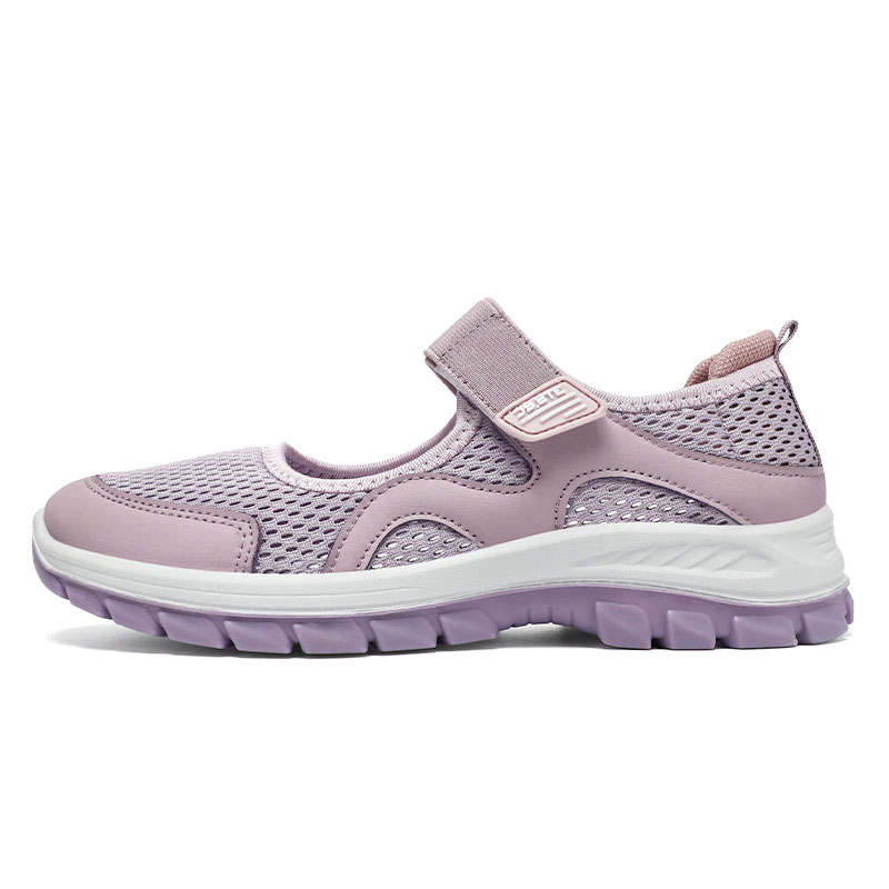 DOUBLE STAR 88 Elderly Summer Sneakers, Soft Sole, Mid Age Shoes, Breathable Mesh, Slip Resistant, Mom's Shoes Mesh