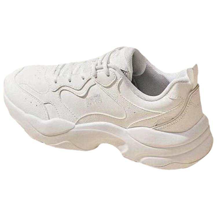 Anta Life Collection Cushioning Slip Resistant Breathable Low top Chunky Sneakers Women's Papyrus White