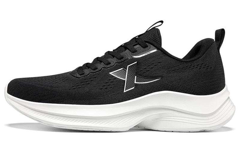 XTEP Cushioning, Wear Resistant Low top Running Shoes Men's Black White