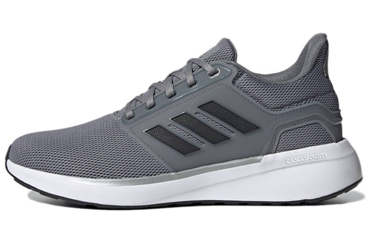 Adidas Adidas EQ19 Fabric Cushioning Abrasion Resistant Cushioning, Wear Resistant Low top Casual Running Shoes Men's Gray