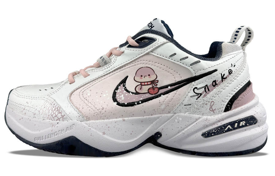 Nike Nike Air Monarch 4 Slip Resistant Low top Chunky Sneakers Unisex Pink